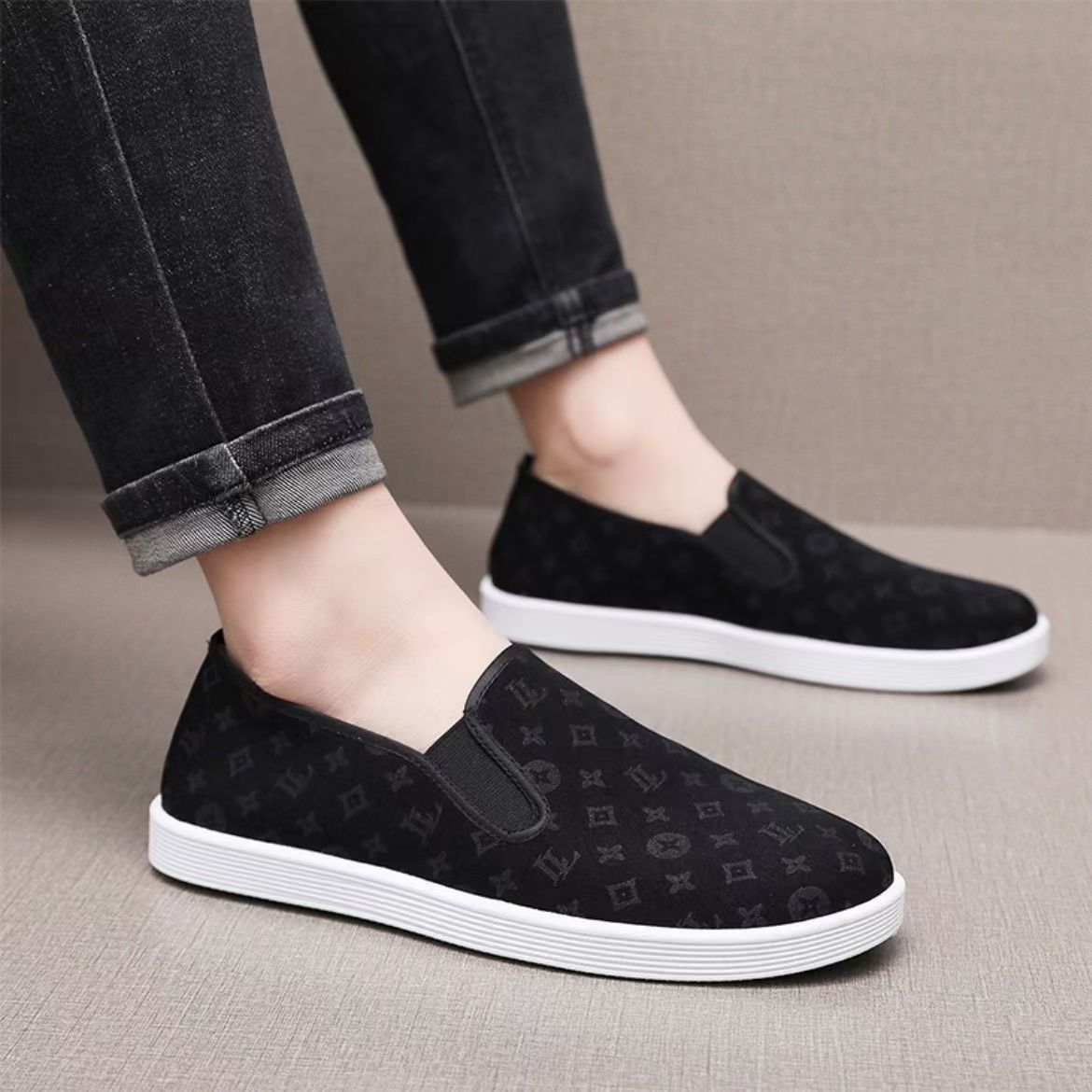Damen Sneaker Bequem Schick Mit Muster