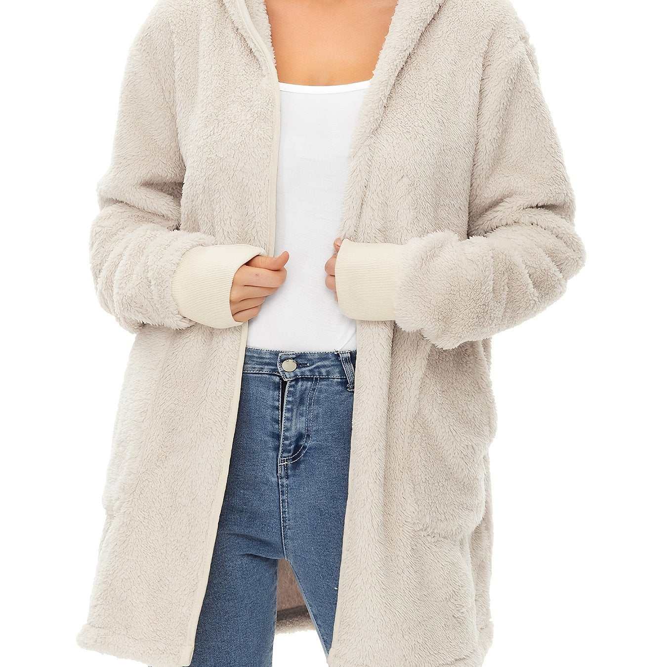 Weiche Damen Fleecejacke Warm Berlin Style