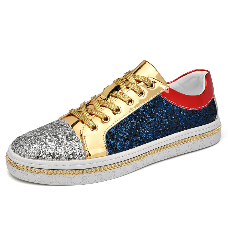 Damen Sneaker Glitzernd Hochwertig Mode Schuhe