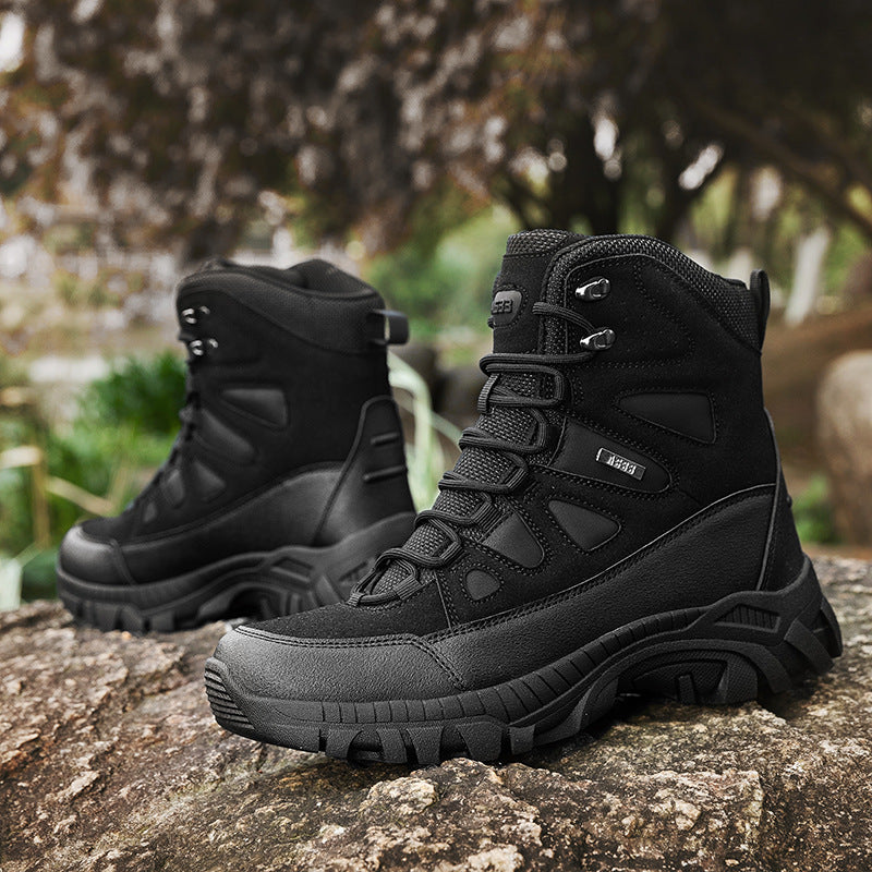 Herren Wanderstiefel Robust Wasserdicht mit hohem Knöchelschutz