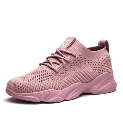 Damen Sneaker Atmungsaktiv Flexibel Elastisch Laufschuhe