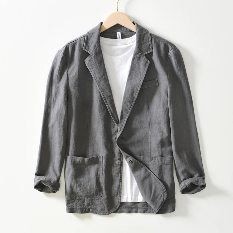 Leinenjacke Damen Sommer Modern