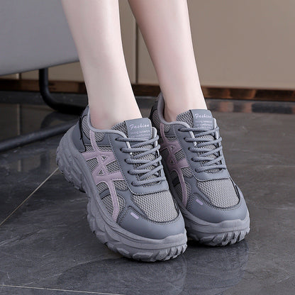 Damen Sneaker Chunky atmungsaktiv mit Stoßdämpfung