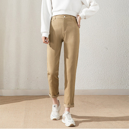 Damen High Waist Jeans Slim Fit Schmal