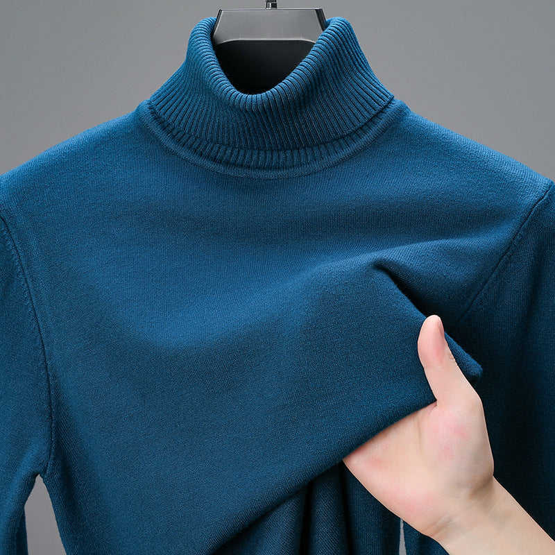 Herren Rollkragenpullover Eleganter Baumwolle Modern