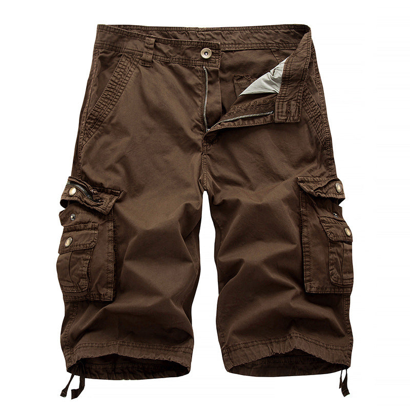 Herren Cargoshorts Elastisch Mit Vielen Taschen