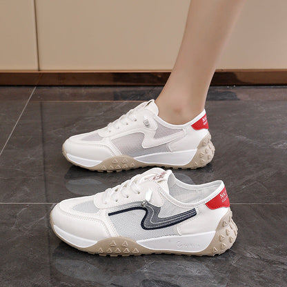 Damen Sneaker Atmungsaktiv Mit Dämpfung Weich Laufsohle