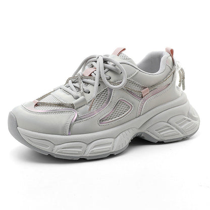 Damen Sneaker Chunky Sport Mesh Schuhe Modisch