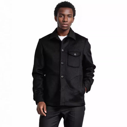 Herren Bomberjacke Boucle Stylish Mit Taschen