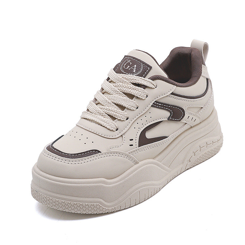 Damen Sneaker Sportlich High Heel Schuhe
