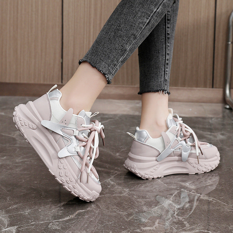 Damen Sneaker Chunky Trendy atmungsaktiv Komfort