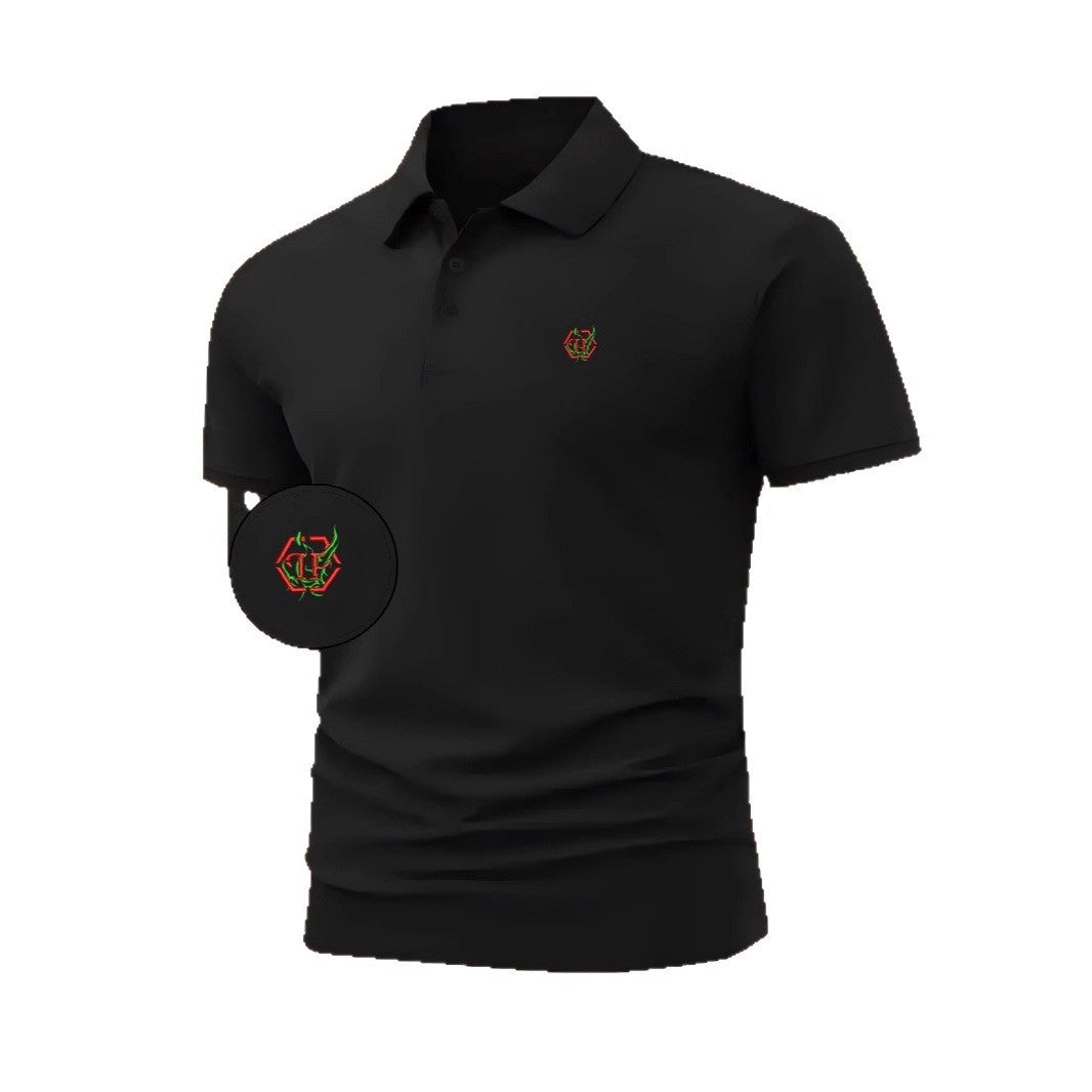 Herren Polohemd Modern Schnitt Edles Design