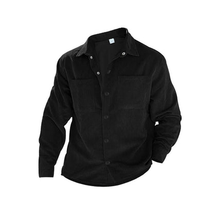 Herren Freizeitshirt Weich Komfort Taschen Sportlich