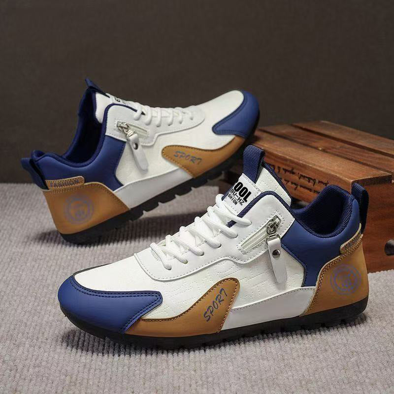 Damen Sneaker Modisch Komfortabel Mit Reißverschluss