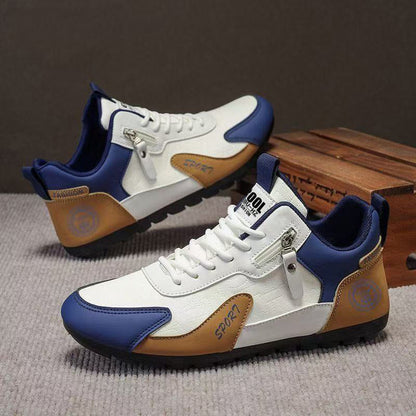 Damen Sneaker Modisch Komfortabel Mit Reißverschluss