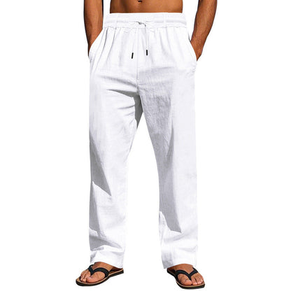 Herren Strandhose Bequem mit Kordelzug und Seitentaschen