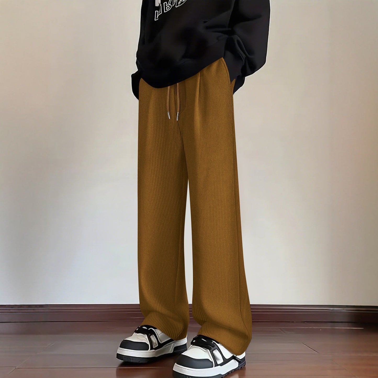 Herren Ripp-Hose Elegant Weich Schmal