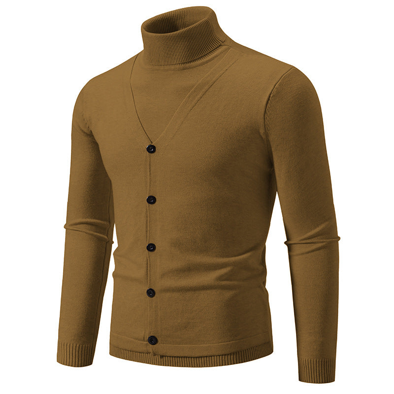 Herren Rollkragenpullover Elegante Kuschelware Modern