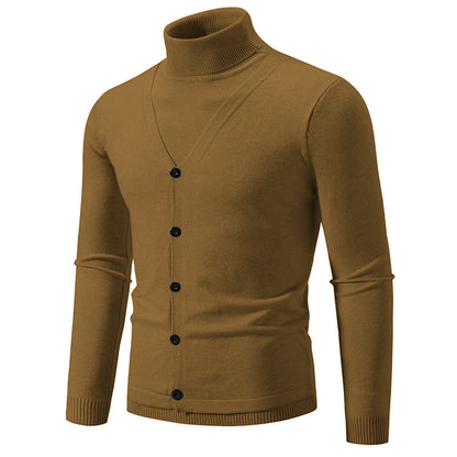 Herren Rollkragenpullover Elegante Kuschelware Modern