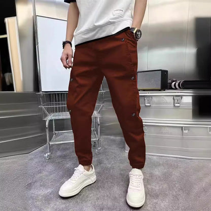 Herren Cargo-Hose Modern Elastisch Mit vielen Taschen