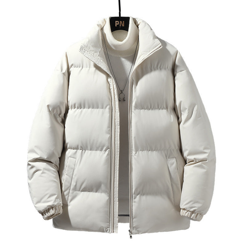 Herren Steppjacke Warm Elastisch High Kragen
