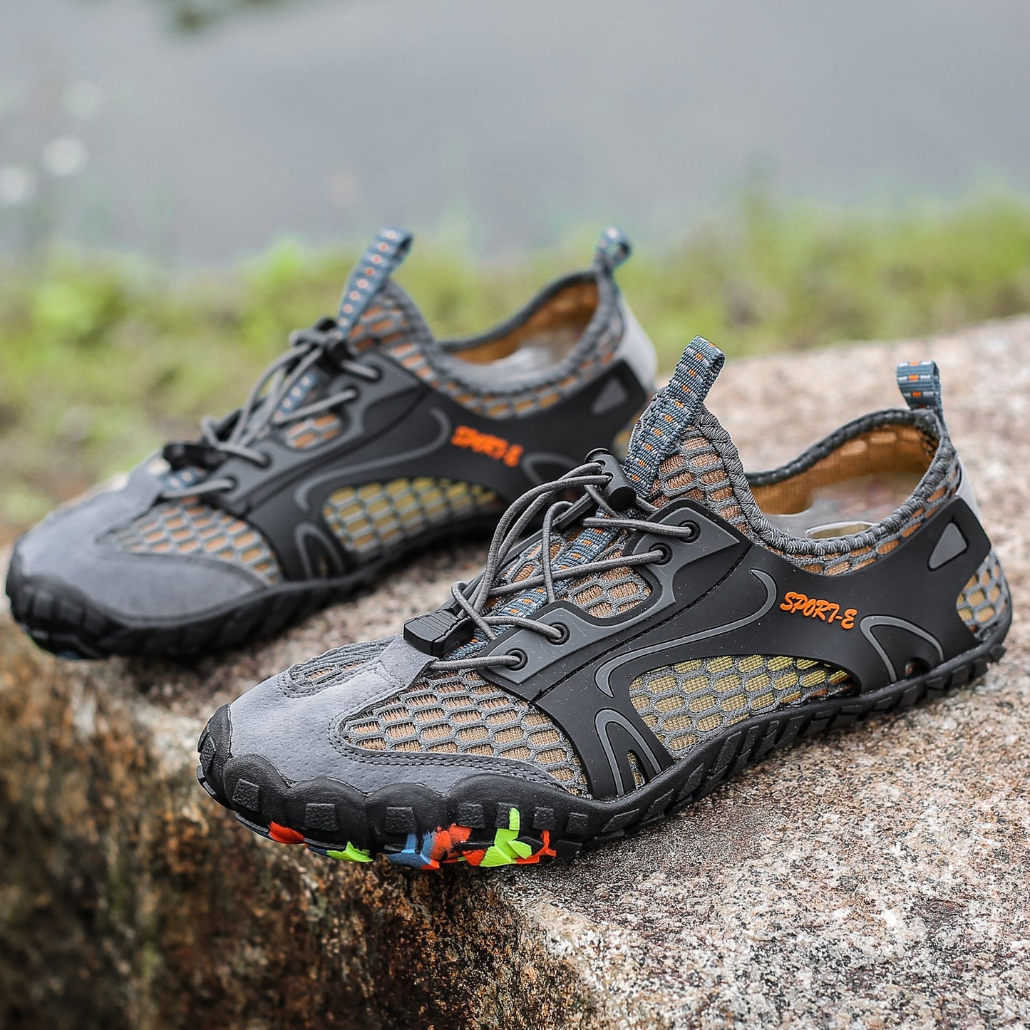 Damen Badeschuhe Rutschfest Atmungsaktiv Sommer