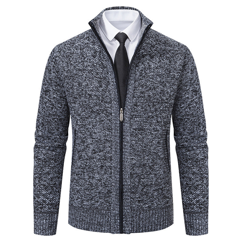 Herren Strickjacke Elegante Reißverschluss Modern