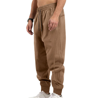 Herren Sportswear Jogginghose Elastisch Mit Reißverschlusstaschen
