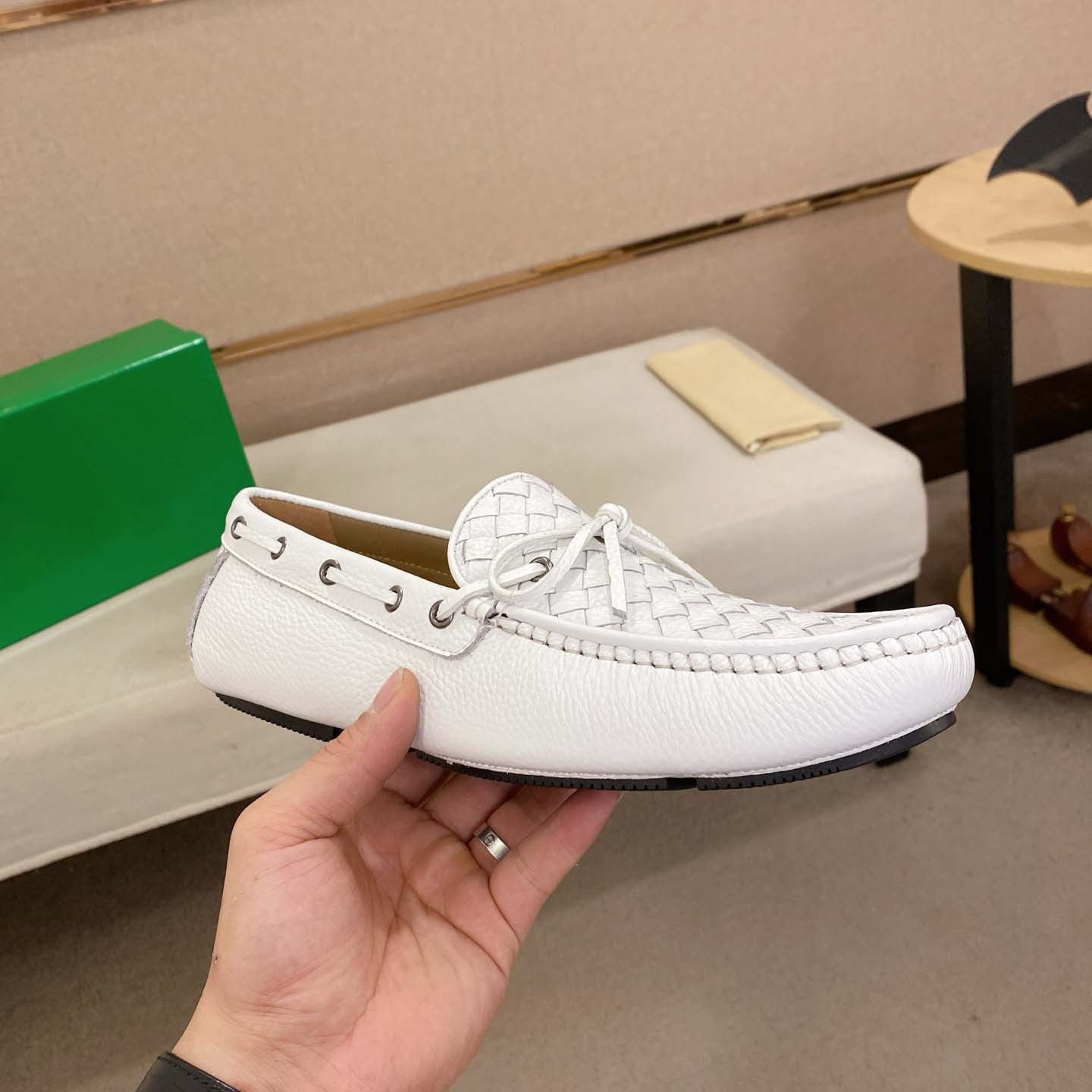 Damen Mokassin Geflochtene Schuhe Sommer Mode - BerlinGlamour