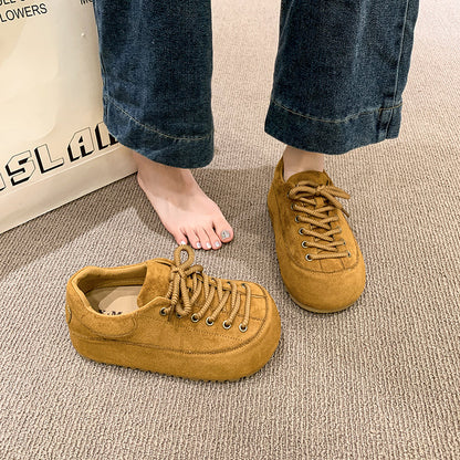 Weiche Damen Sneaker Wildleder KomfortSchuhe Heidi Stil