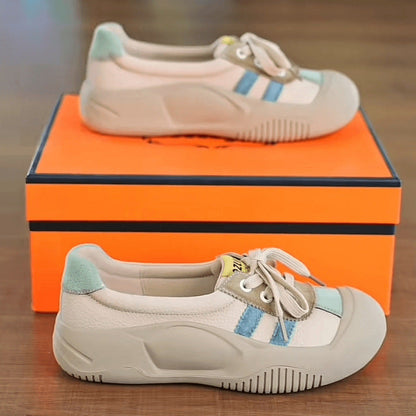 Damen Sneaker Sportlich Schnürschuhe Moderne Mode