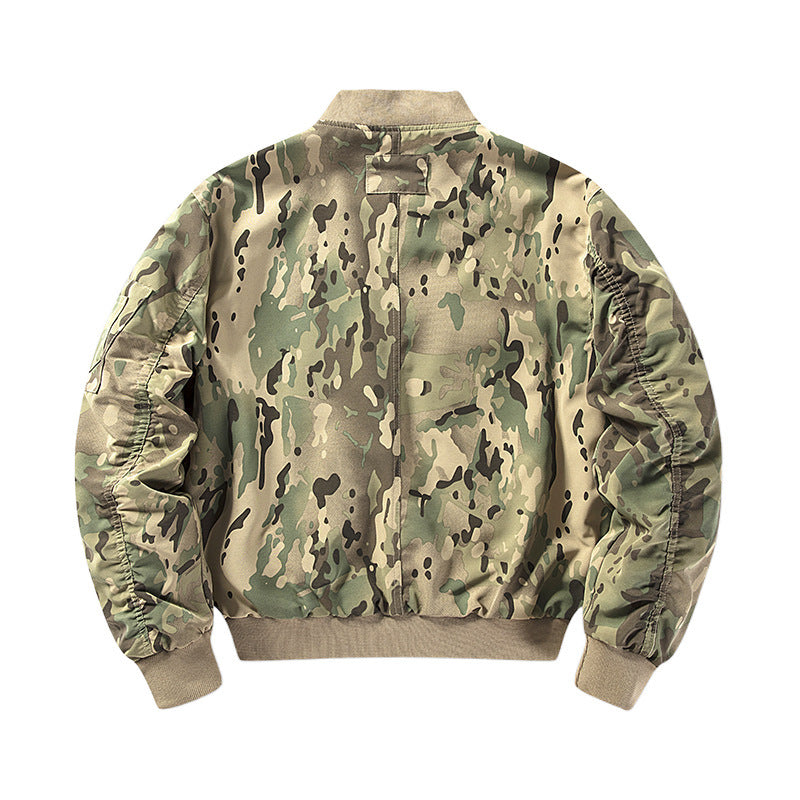 Militär-Bomberjacke Herren Camouflage Jacke Modern