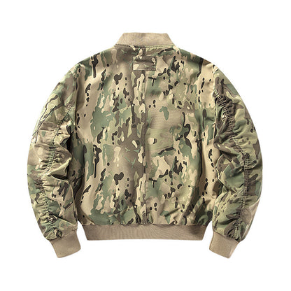 Militär-Bomberjacke Herren Camouflage Jacke Modern