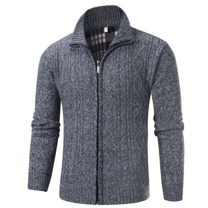 Herren Strickpullover Stehkragen Modern Trendy
