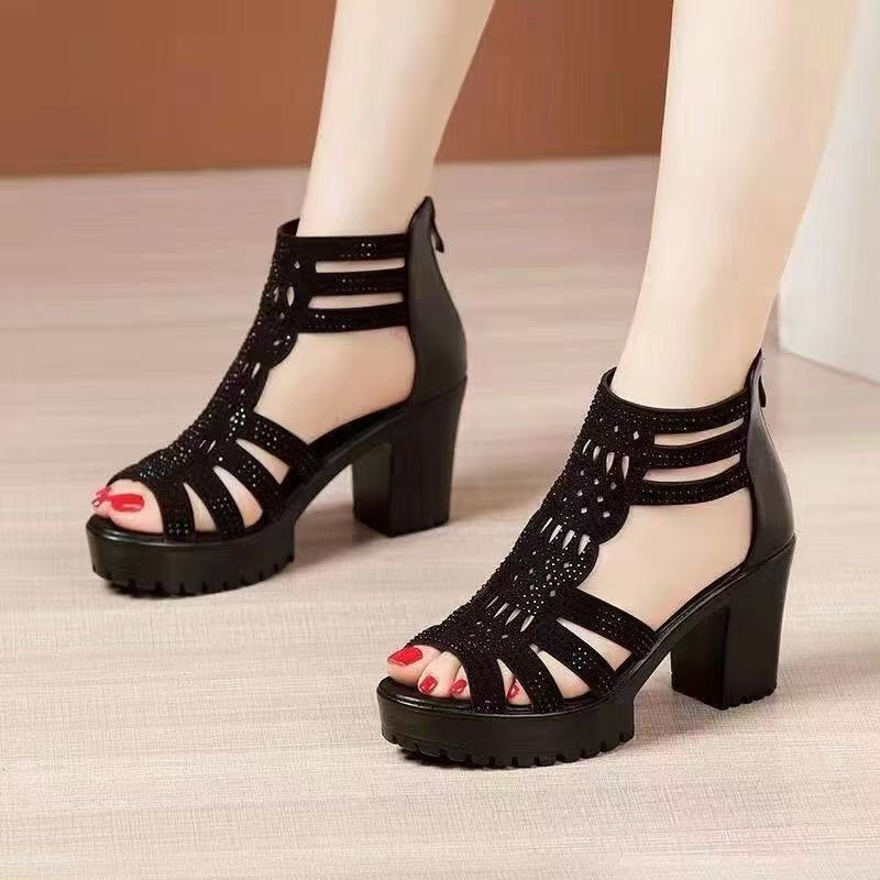 Damen High Heels Sandalen Elegant Schmal - BerlinGlamour