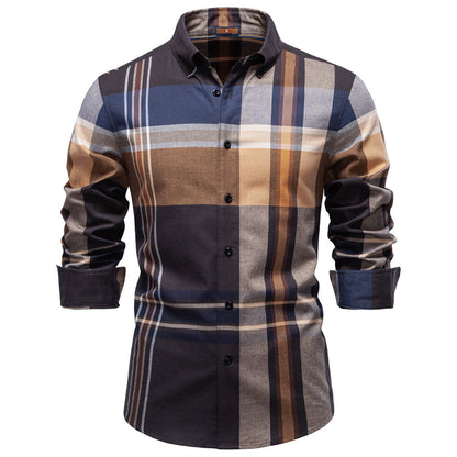 Herren Hemd Karo Baumwolle Klassisch Modern - BerlinGlamour
