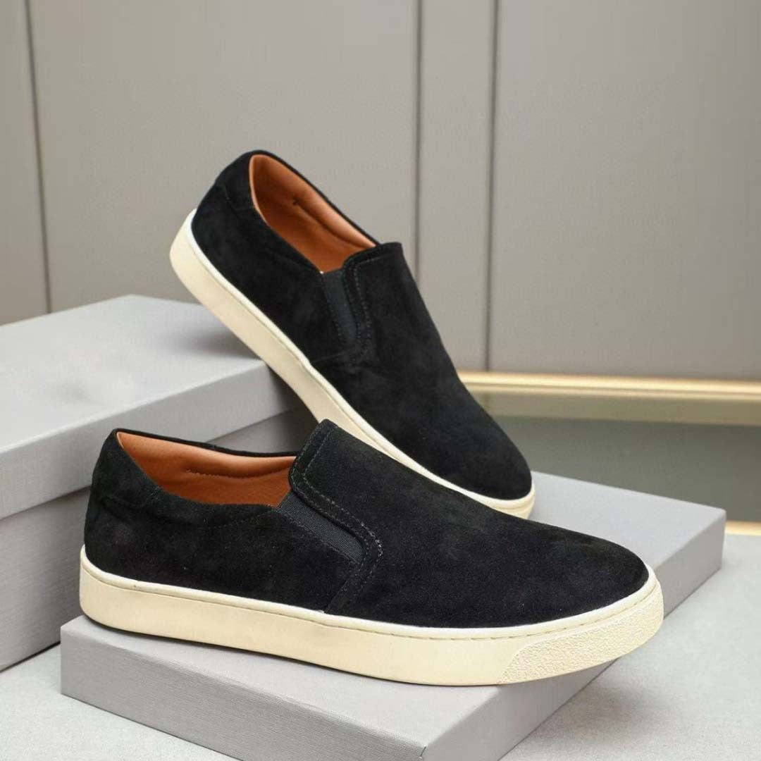 Weiche Damen Mokassinschuhe Wildleder Sneaker