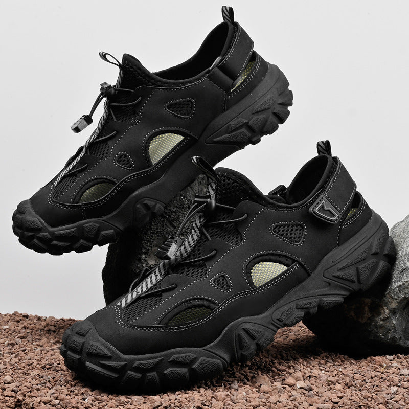Damen Sport-Sandalen Atmungsaktiv Anti-Rutsch Verstellbar