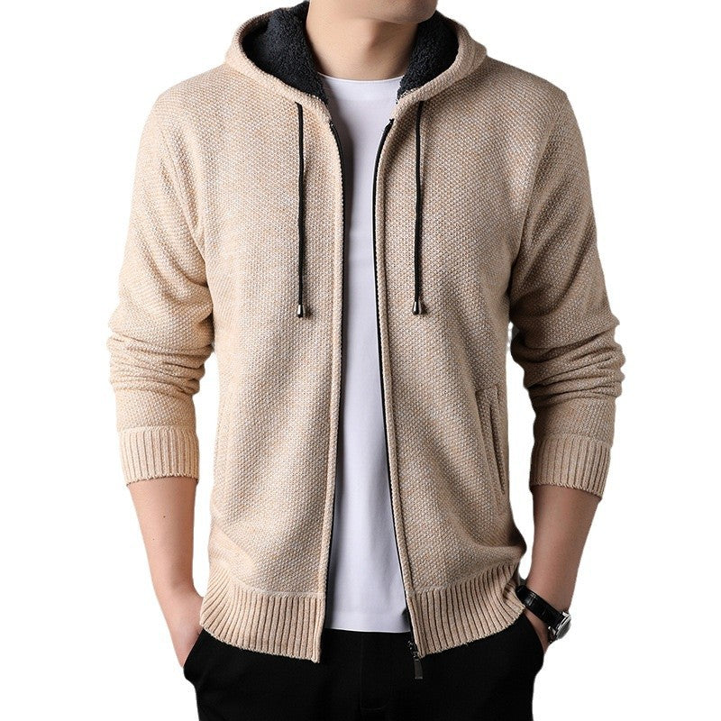 Herren Mode Jacke mit Kapuze und weich gefüttertem Innenfutter Berlin.