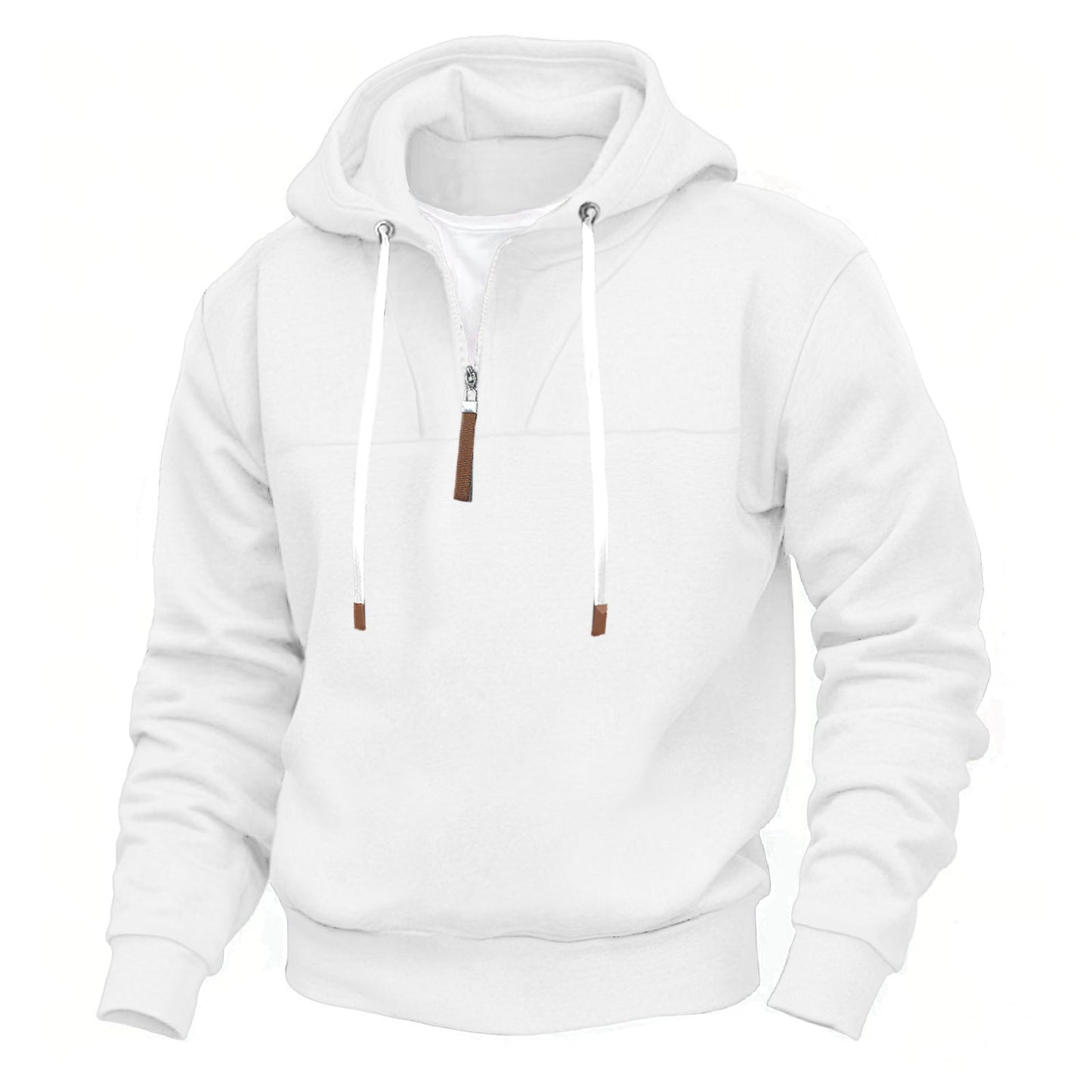 Herren Kapuzenpullover Sportlich Mit Reißverschluss Modern