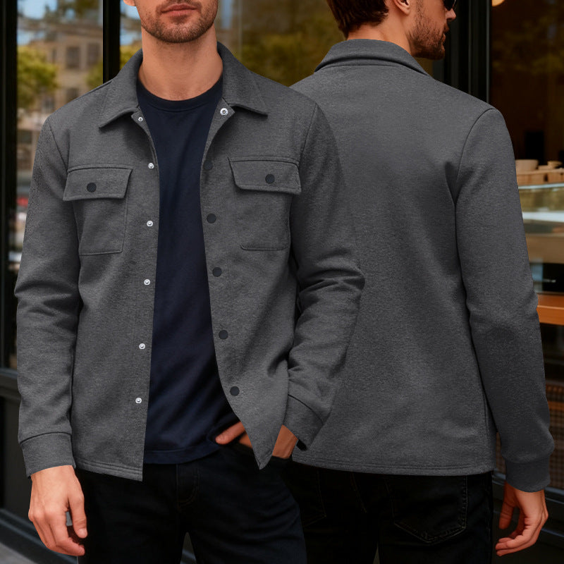 Herren Jacke Modern mit Taschen Wasserabweisend