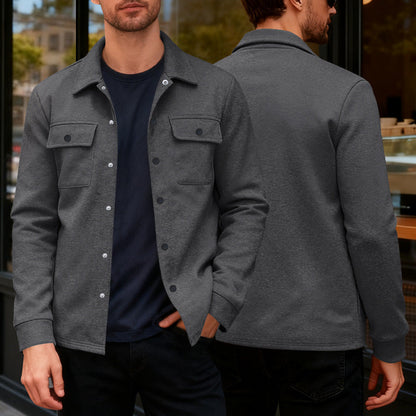 Herren Jacke Modern mit Taschen Wasserabweisend