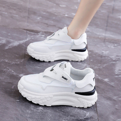 Damen Sneaker Slipper Bequem Klettverschluss Weich