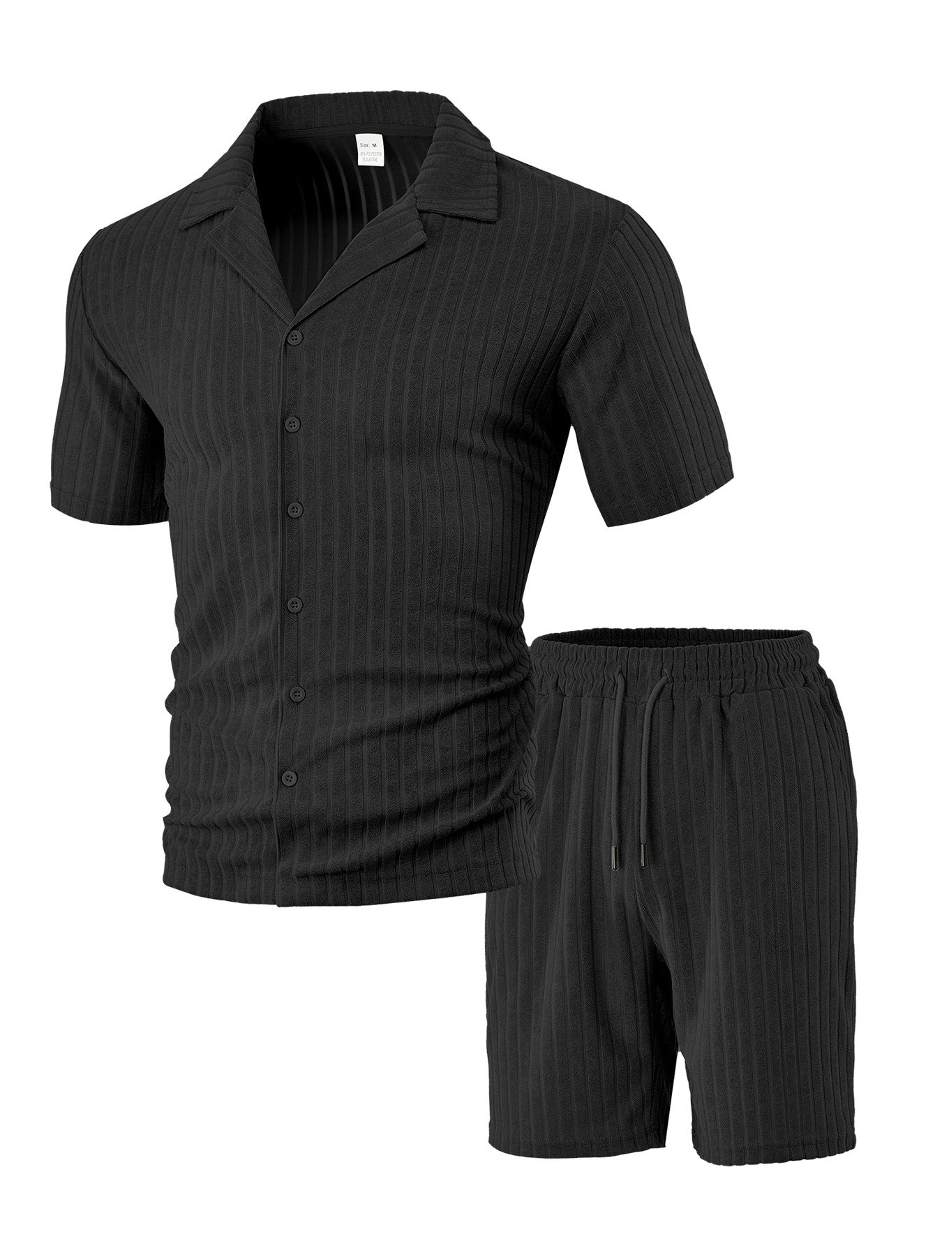 Herren Freizeitset Kurzarm Elastisch Modern