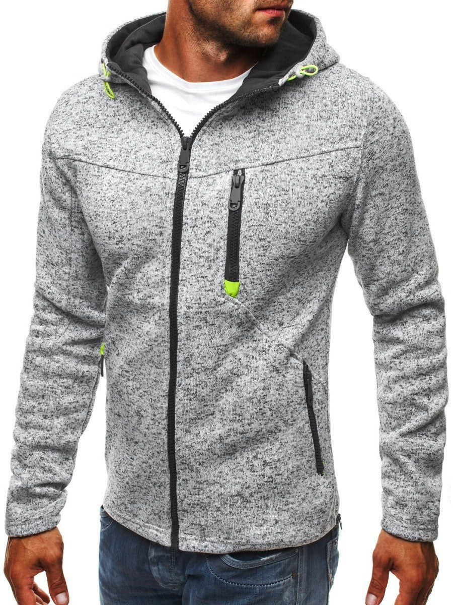 Herren Sportjacke atmungsaktiv Kapuzenjacke Funktionsshirt