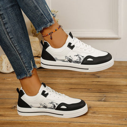Damen Sneaker Bequem Lässig Sportlich Schwarz - BerlinGlamour