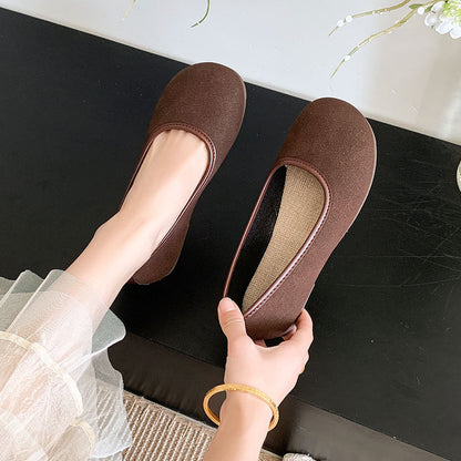 Damen Ballerinas Bequem Elegant Rutschfest
