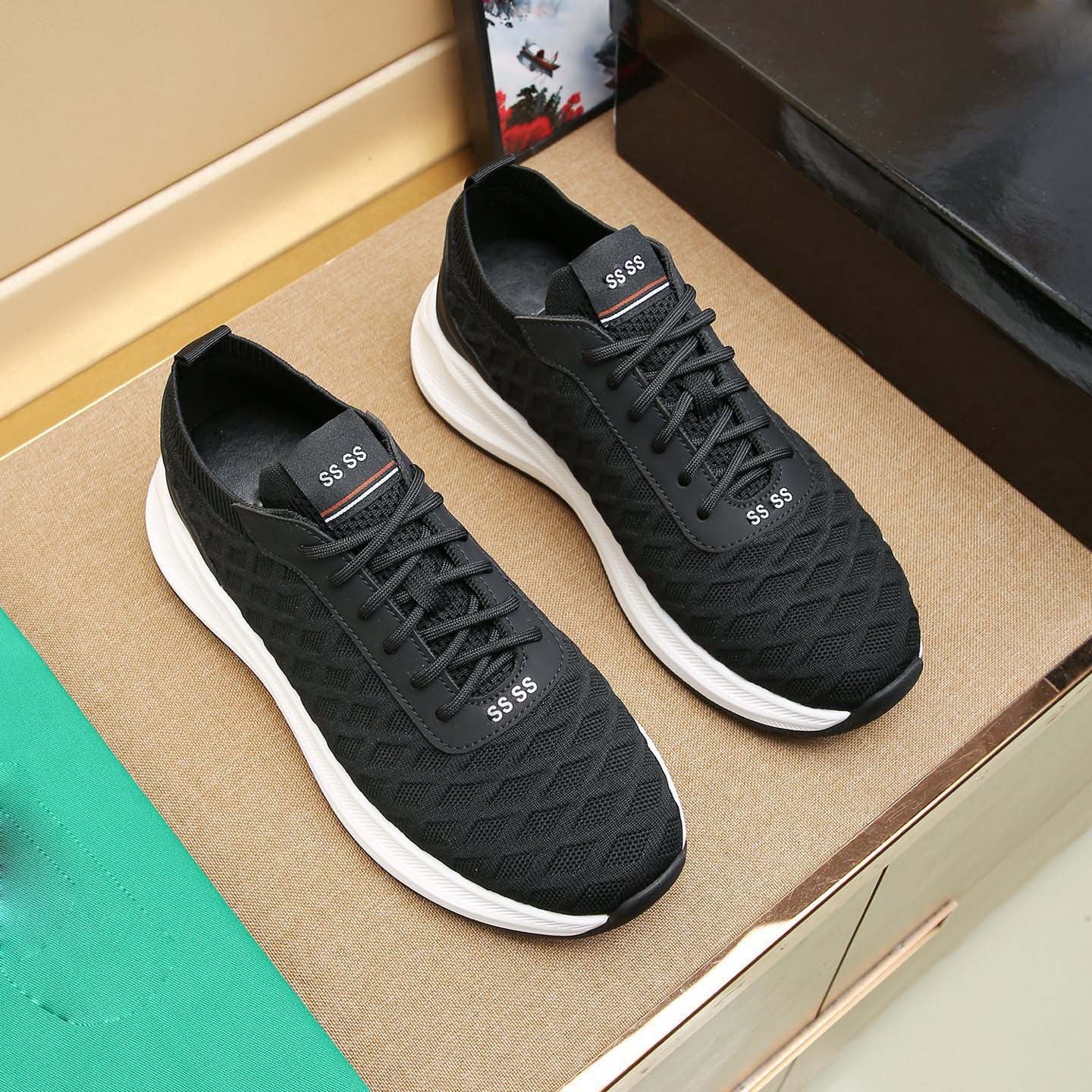 Damen Sneaker Sportlich mesh atmungsaktiv Laufschuhe - BerlinGlamour