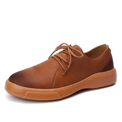 Damen Lederschuhe Bequem Modern Schwarz