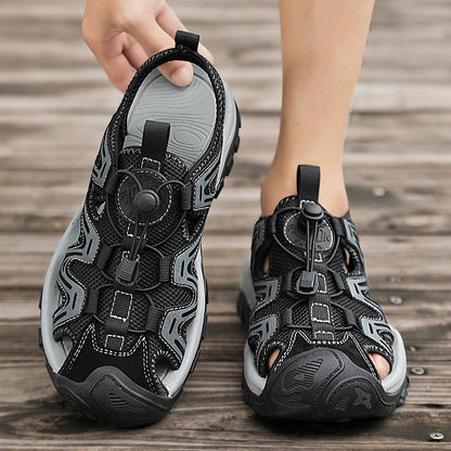 Damen Sport Sandalen Mesh Schnellschnürsystem